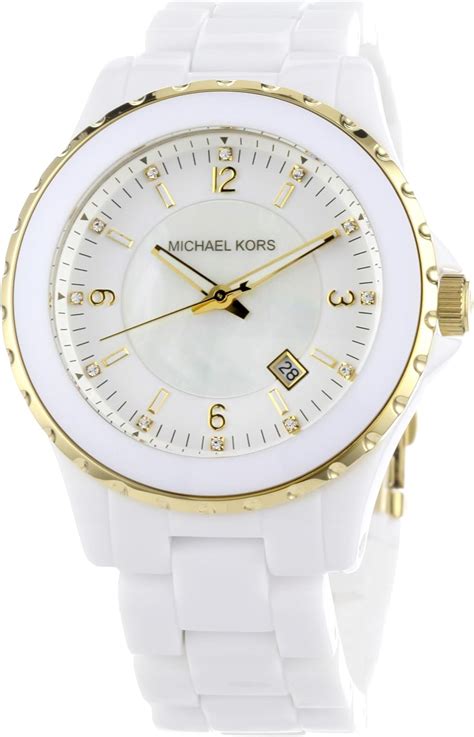 reloj michael kors dama blanco|Michael Kors reloj mujer digital.